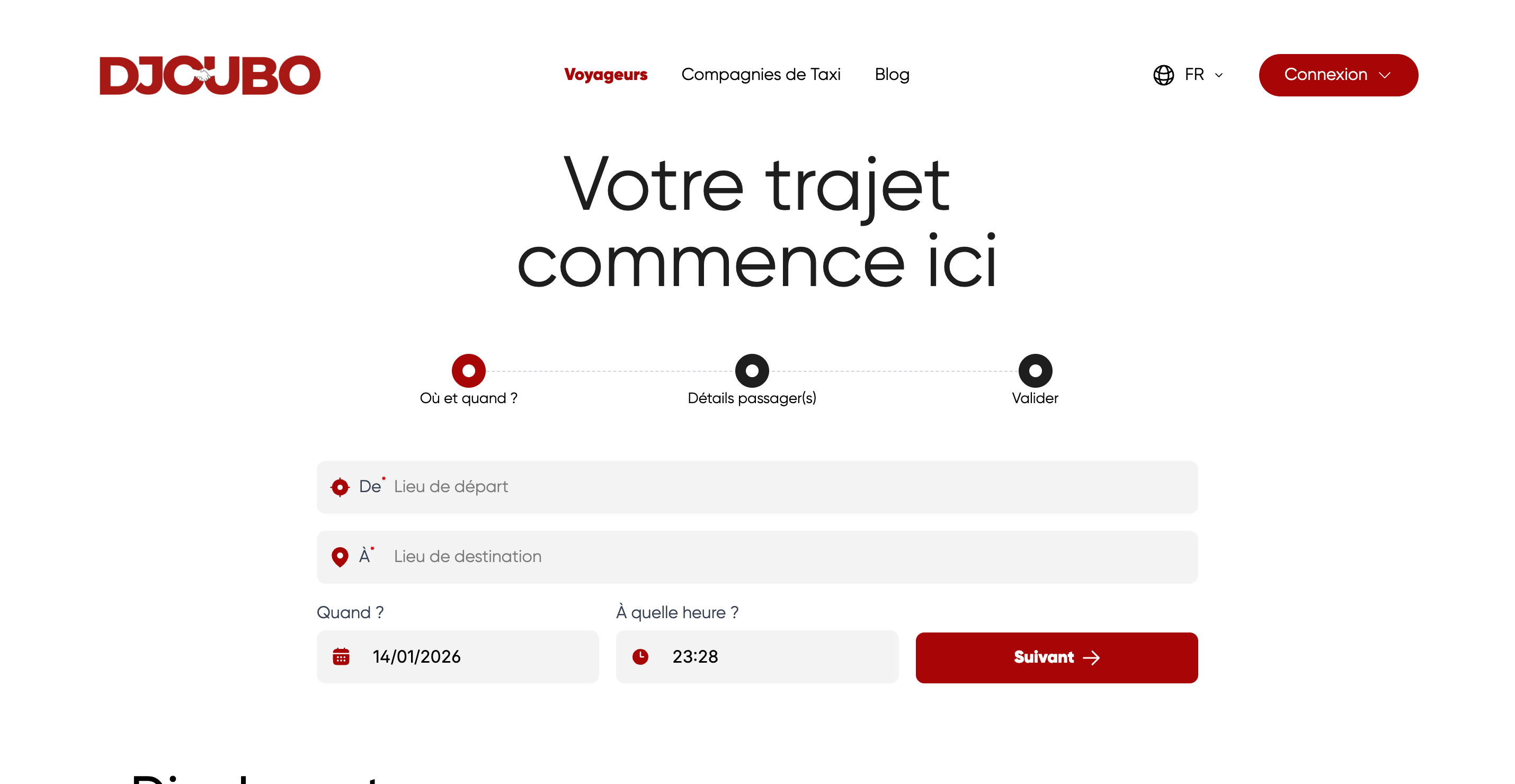 Djoubo - Plateforme de Réservation de Véhicules
